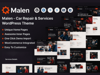 Malen - Car Service & Repair WordPress Theme