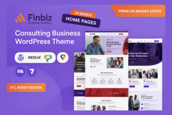 Finbiz - Consulting Business WordPress Theme