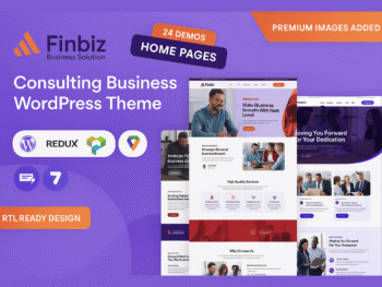 Finbiz - Consulting Business WordPress Theme
