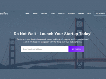 Pacifico - HTML Landing Page Template