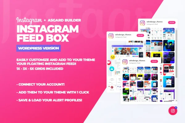 Premium Instagram Feed Box WordPress Plugin