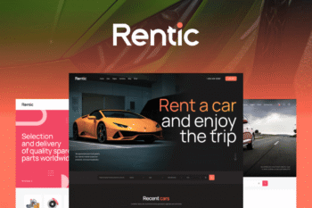 Rentic – Powerful Car Rental Service WordPress Theme