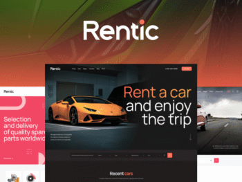 Rentic – Powerful Car Rental Service WordPress Theme