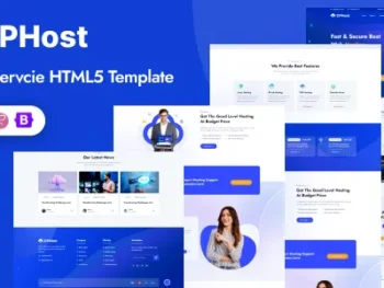 CPHost – Web Hosting Website Template Source Code