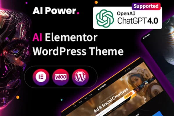 AI Elementor WordPress Theme