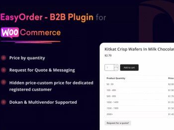 EasyOrder – B2B WordPress Plugin for WooCommerce