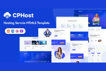 CPHost – Web Hosting Website Template Source Code