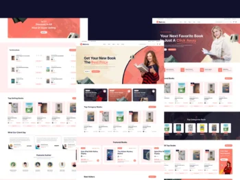 Online Book Store Ecommerce HTML Template — HappyCodex