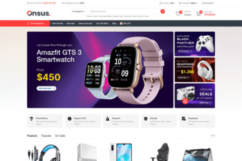 Electronics WooCommerce WordPress Theme (Pro Version)
