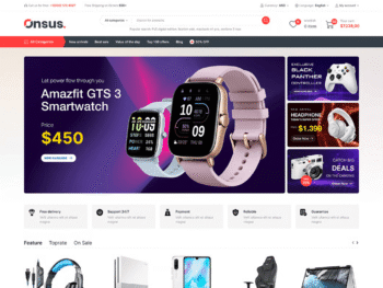Electronics WooCommerce WordPress Theme (Pro Version)