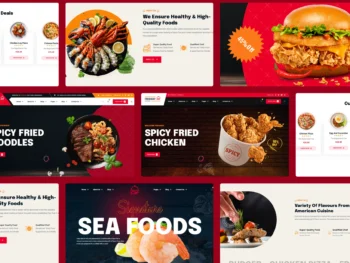 Food & Restaurant HTML Website Template – HappyCodex