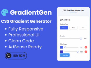 GradientGen - CSS Gradient Generator Tool (Source Code)