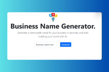 Business Name Generator Tool Using HTML, CSS and JavaScript