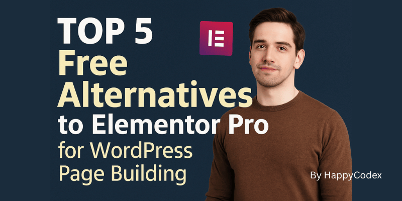 Top 5 Free Alternatives to Elementor Pro for WordPress Page Building