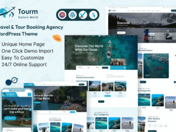 Travel Agency WordPress Theme (Pro Version)