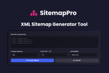 XML Sitemap Generator Tool Website Script