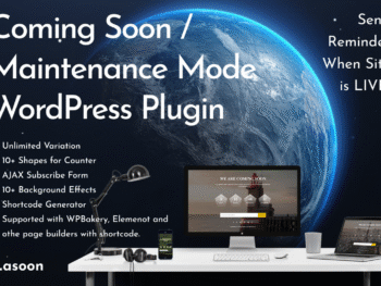 Boost anticipation and capture leads with the HappyCodex Coming Soon WordPress Plugin. Mobile-ready, customizable, and integrated with MailChimp, contact forms, countdown timers, and stunning effects to keep visitors engaged while your site is under construction.