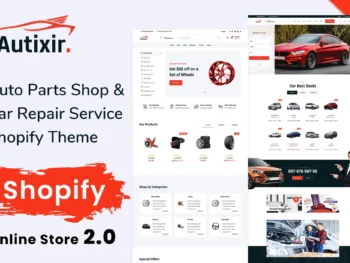 Premium Auto Parts Shop Shopify Theme – HappyCodex