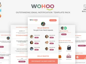 Beautiful Email Notifications HTML Template