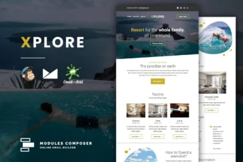 Book & Travel Responsive Email HTML Template
