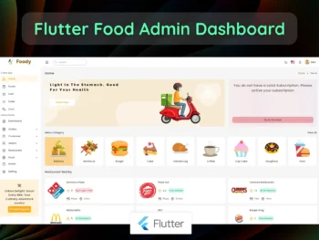 Food Admin Dashboard Flutter Template