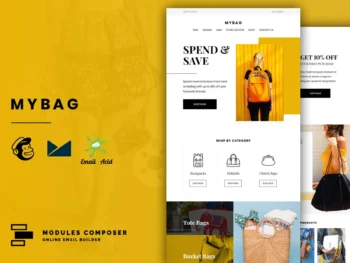 Ecommerce Responsive Email HTML Template