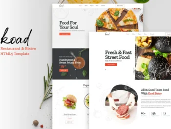 Restaurant & Bistro HTML Website Template