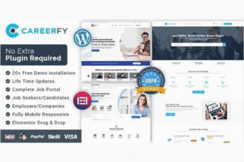 Careerfy Job Board WordPress Theme (v10.1.6)