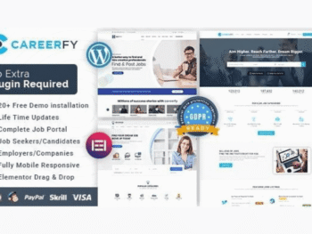 Careerfy Job Board WordPress Theme (v10.1.6)