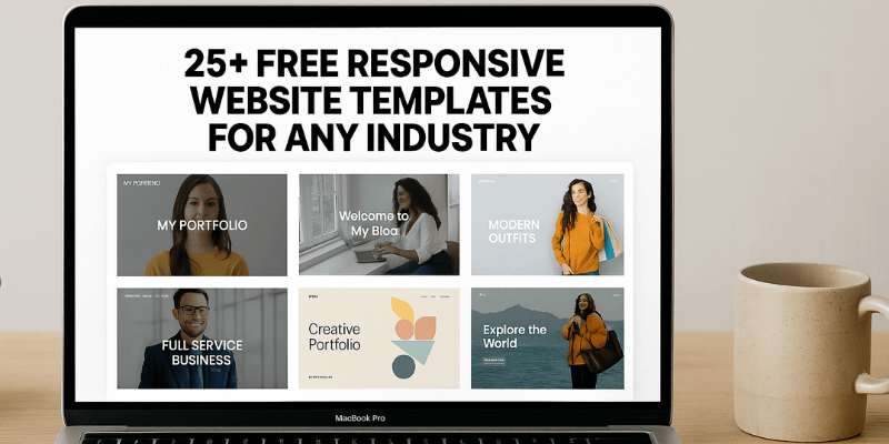 25+ Free Responsive Website Templates for Any Industry 3 25+ Free Responsive Website Templates for Any Industry