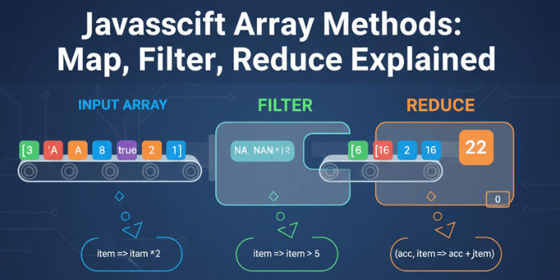 JavaScript Array Methods: Map, Filter, Reduce Explained Simply 1 JavaScript Array Methods: Map, Filter, Reduce Explained Simply