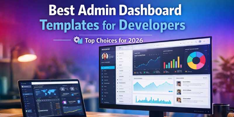 Best Admin Dashboard Templates for Developers in 2026