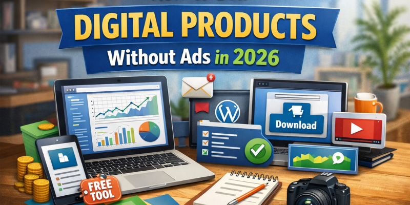 How to Sell Digital Products Without Ads in 2026